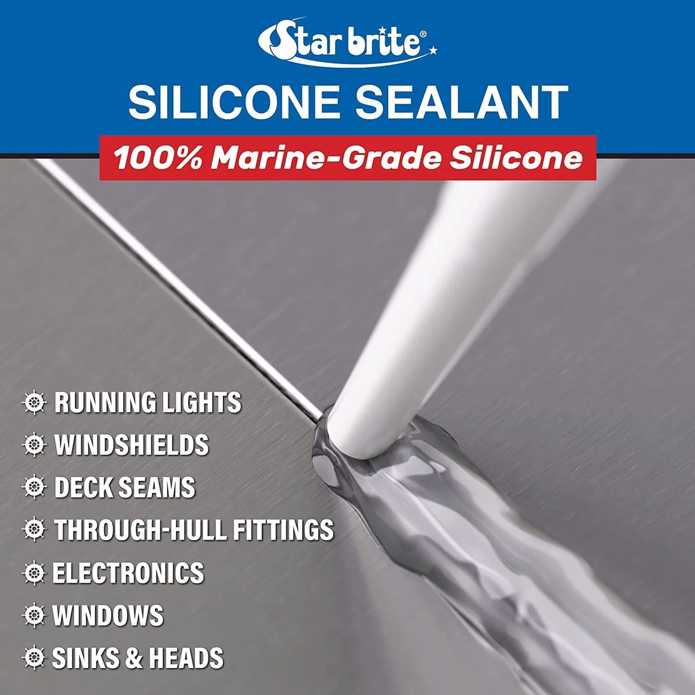 Silicone Sealant Clear 10.3 oz